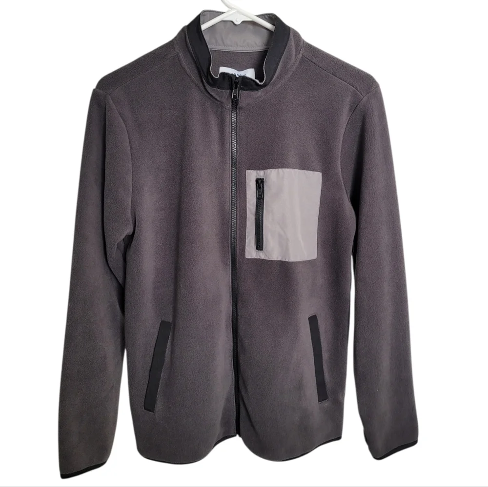 🆕️ Old Navy Boys Micro Fleece Zip Jacket in Panther